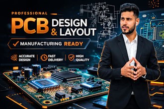 design manufacturing ready pcb layout schematic gerber and bom