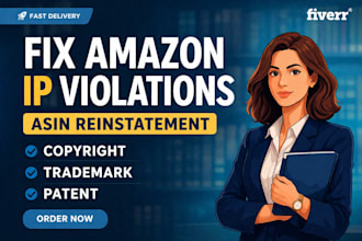 fix amazon ip violations, ip complaint with letter of non infringement opinion