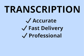 transcribe english or portugues audio and video accurately