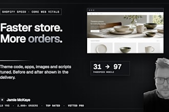 speed up your shopify store and fix core web vitals professionally
