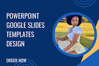 design powerpoint presentation and master template