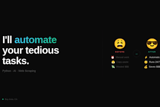 automate your tedious tasks and workflows with python and ai