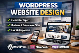 wordpress website, redesign wordpress website, elementor pro, atomic element