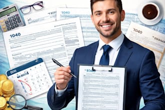 prepare irs form 1023, w2, w9, 4868 and 7004 tax extension filing