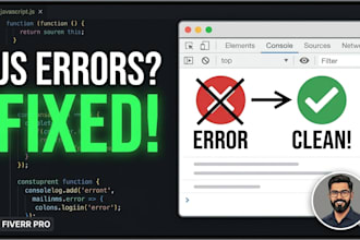 debug javascript errors and fix console warnings instantly
