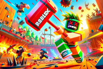develop a full roblox game for you