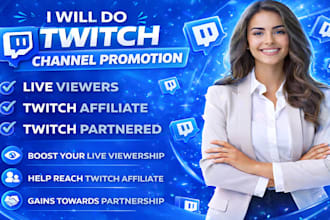 do twitch channel promotion live viewers twitch affiliate twitch partnered