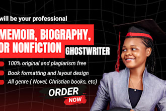 write your biography, autobiography, memoir or nonfiction book