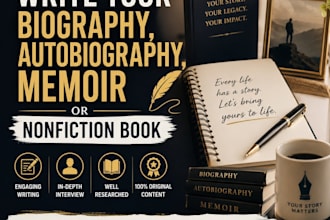 write your biography, autobiography, memoir or nonfiction book