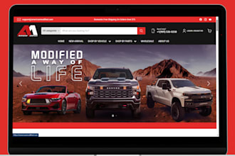 auto parts shopify store automotive website automobile car parts auto part store