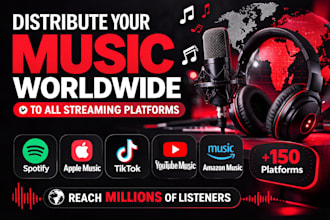 distribute your music to spotify apple music and all streaming platforms