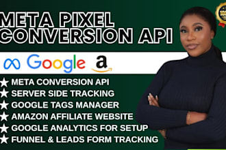 fix meta pixel issues, setup conversion api and GTM for amazon affiliate website