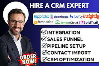 setup freshsales appfolio tenantcloud doorloop lofty boldtrail insightly crm
