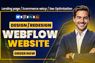 design high converting saas landing page in webflow