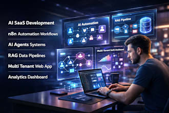 setup ai saas n8n automation agents rag pipeline analytics multi tenant webapp