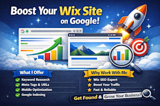 do wix website SEO optimization to improve google ranking