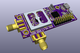 design rf high speed multilayer pcb, impedance control, antenna layout kicad dfm