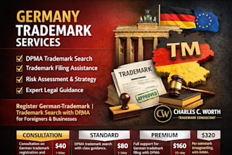 register german trademark, trademark search with dpma for foreigners business
