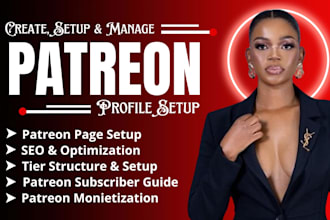 setup patreon page optimize patreon profile tier page setup, patreon promotion
