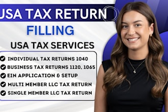 do US tax filing, US tax returns, llc tax, business tax 1120 5472 1040 cpa