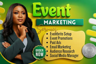 setup, promote, optimize eventbrite event promotion, webinar, concert, festival