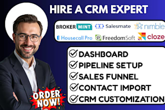 setup housecallpro freedomsoft cloze crm brokermint salesmate nimble