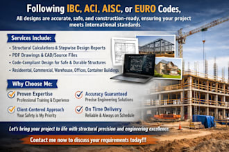 do complex structural design and civil engineering servives