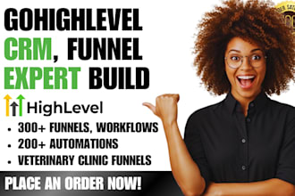 gohighlevel vet crm ghl veterinary clinic funnel ghl vet landing page automation