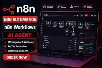 build n8n ai agent with webhook and rest API integration