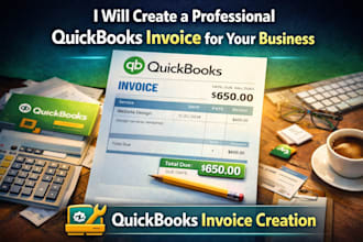create a professional quickbooks invoice for your business