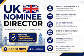 offer UK nominee director for non resident company owners
