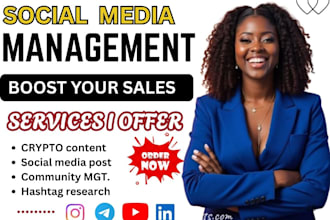 be your monthly crypto web3 nft social media manager and content creator