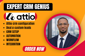 set up attio CRM, sales pipeline, workflow automation and integrations  consults