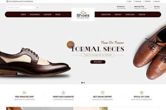 design a modern shopify sneaker store