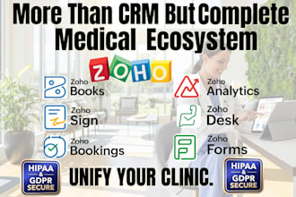 build a unified zoho medical ecosystem for automated clinical operations