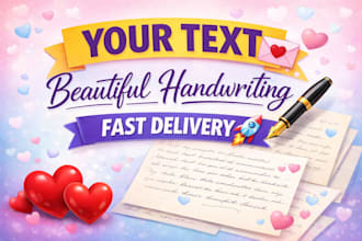 custom handwritten love letter for your loved one