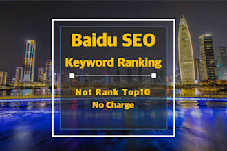 baidu SEO and baidu keywords ranking baidu ads expert