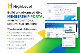 set up gohighlevel client portal for marketing agencies, client dashboard