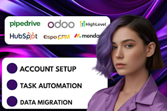do data migration on pipedrive odoo gohighlevel crm hubspot espo crm monday crm