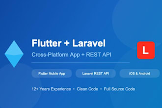 build a flutter saas mobile app with laravel backend and stripe payments