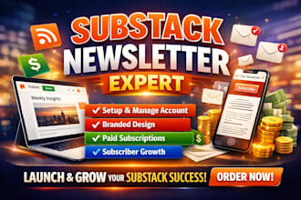 setup substack account substack newsletter design manage substack newsletter