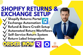 setup shopify returns and exchange yanet aftership loop synctrack return prime