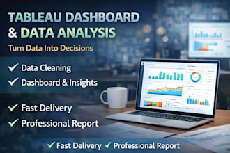 analyze your business data and create stunning tableau dashboards