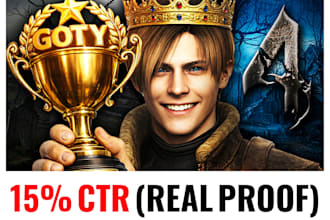 create psychological high CTR thumbnails