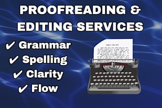 proofread and edit 1000 words for grammar and clarity