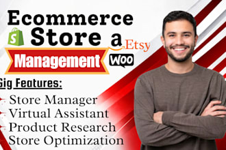 be your ecommerce management virtual assistant shopify VA, etsy VA ebay VA