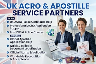 help you apply for a UK acro police certificate