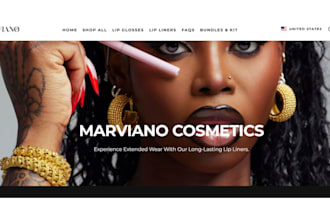 build beauty website shopify store skincare website cosmetics store
