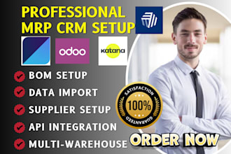setup mrp odoo netsuite mrpeasy fishbowl cin7 katana deskera ifs cloud acumatica