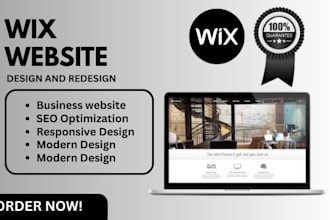 design or redesign a professional wix website